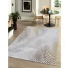 Image de the carpet Mila tapis moderne salon élégant brillant à poils courts Gris 80 x 300 cm D34