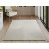 Image de Tapis everest moderne effet haut-bas 3d - crème - 140 x 200 cm
