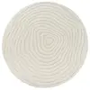 Image de Tapis everest moderne effet haut-bas 3d - crème - 120 x 120 cm