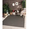 Image de Tapis Moderne - THE CARPET - Maestro - Anthracite - 80x200 cm - Intérieur/Extérieur