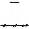 Image de Lindby Suspension Savoli à intensité variable (Moderne) en Noir Métal e. a. pour Salon & Salle manger (à 6 lampes GU10) Luminaire