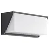 Image de LED Applique Exterieur Malim (Moderne) en Noir Aluminium (1 lampeà) Murale Luminaire Lampe Jardin Eclairage d’exterieur