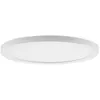 Image de LED Plafonnier Aureka (Moderne) en Blanc Aluminium e. a. pour Salon & Salle à manger (1 lampeà) Eclairage Lampe Luminaire Plafond