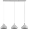 Image de Lindby Suspension Elamira à intensité variable (Moderne) en Blanc Métal e. a. pour Salon & Salle manger (à 3 lampes E27) Luminaire