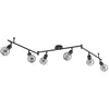 Image de Lindby Spot Eridia à intensité variable (Moderne) en Noir Métal e. a. pour Salon & Salle manger (à 6 lampes E14) Lampe encastrable