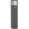 Image de Lucande Luminaire extérieur Dewari à intensité variable (Moderne) en Gris Aluminium (1 lampeà E27) Borne lumineuse luminaire pour