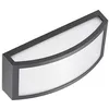 Image de LED Applique Exterieur Jakari (Moderne) en Noir Aluminium (1 lampeà) Murale Luminaire Lampe Jardin Eclairage d'exterieur
