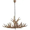 Image de Lindby Suspension Tejask à intensité variable (Traditionnel) en Marron e. a. pour Salon & Salle manger (à 6 lampes E14) Luminaire