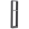 Image de LED Eclairage Exterieur Darko (Moderne) en Gris Aluminium (1 lampeà) Luminaire Lampe Jardin Borne Lumineuse