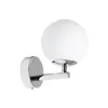 Image de LED Applique Murale Maviris (Moderne) en Argent Métal e. a. pour Salle de bain (1 lampeà) Luminaire salle Lampe WC