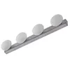 Image de Applique murale ampoules LED - Lucande - lampe murale - Aluminium Verre - chromé blanc