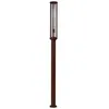 Image de Lucande Lampadaire extérieur Alivaro à intensité variable (Moderne) en Marron Aluminium (1 lampeà E27) Candélabre luminaire