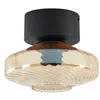 Image de Plafonnier - Lindby - lampe de plafond - Verre - ambre noir