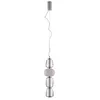 Image de Suspension ampoules LED - Lucande - lampe suspendue - Verre - gris clair blanc