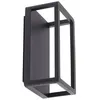 Image de LED Applique Exterieur Thorvid (Moderne) en Noir Aluminium (1 lampeà) Murale Luminaire Lampe Jardin Eclairage d'exterieur