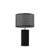 Image de Lindby Lampe à poser Sorscha (Moderne) en Noir Verre e. a. pour Salon & Salle manger (1 lampeà E27)