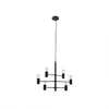 Image de Lucande Suspension Aidas à intensité variable (Moderne) en Noir Métal e. a. pour Salon & Salle manger (à 6 lampes E27) Luminaire