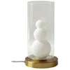 Image de Lindby Lampe à poser Kupla (Moderne) en Transparent Verre e. a. pour Salon & Salle manger (1 lampeà G9) Devant de fenêtre lampe