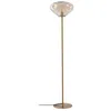 Image de Lindby Lampadaire Lelia (Moderne) en Beige Verre e. a. pour Salon & Salle à manger (1 lampeà E27) Sur Pied Lampe a de Sol