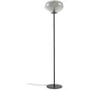 Image de Lampadaire salon - Lindby - lampe sur pied - Verre - gris fumée noir