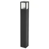 Image de Lucande Luminaire extérieur Klemens à intensité variable (Moderne) en Noir Aluminium (1 lampeà E27) Borne lumineuse borne