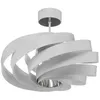 Image de Euluna Plafonnier Tori à intensité variable (Moderne) en Blanc Métal e. a. pour Salon & Salle manger (1 lampeà E27) Luminaire