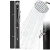 Image de AREBOS Douche Solaire 60 L avec douchette & thermomètre jusquà 60°C Douche de PiscineHousse de Protection Incluse Noir