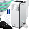 Image de KESSER® Climatiseur mobile 9000 BTU/h 1005W 4en1 Déshumidificateur Ventilateur Rafraîchisseur d’Air Avec télécommande Blanc