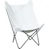 Image de Fauteuil Nybro Velours Blanc