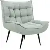 Image de Fauteuil Alvesta Tissu Vert Menthe