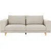 Image de Canapé 3 Places Nivala Tissu Beige Clair