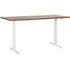 Image de Bureau Réglable En Hauteur Électriquement Destines Marron/blanc 180 Cm 80 Cm