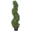Image de Plante Artificielle Buxus Spiral Tree 98 Cm Vert