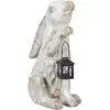 Image de Sculpture De Jardin Gerland Lapin Blanc Cassé
