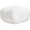 Image de Pouf Bodla Matière Synthétique Blanc