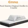 Image de Emma Pack Matelas Emma Original 80x200 + Oreiller Emma Original Confort + Couette Printemps & Automne Emma
