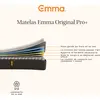 Image de Emma Matelas Original Pro+ 160x200 Confort Premium Ressorts + Mémoire De Forme 7 Zones Housse Plus Respirante