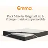Image de Emma Matelas Emma Original Lite 180x200 + Protège-matelas Imperméable Emma
