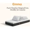 Image de Emma Pack Matelas Emma Original Lite+ 80x200 + Oreiller Emma Original Confort + Couette Été Emma