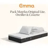 Image de Emma Pack Matelas Emma Original Lite+ 80x200 + Oreiller Emma Original Confort Elite + Couette Été Emma