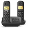 Image de Téléphone fixe - GIGASET - Basic 100A DUO - Répondeur - Mains libres - Ecran rétroéclairé - Répertoire 50 contacts - Blocage - Noir
