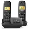 Image de Gigaset - téléphone sans fil duo dect noir basic100aduonoir - basic 100a BASIC100ADUONOIR