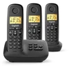 Image de Téléphone Fixe - Basic 100a Trio - Répondeur - Mains Libres - Ecran Rétroéclairé - Répertoire 50 Contacts - Blocage - No