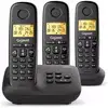 Image de Gigaset - téléphone sans fil dect noir basic100atrionoir - basic 100a BASIC100ATRIONOIR