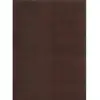 Image de Tapis cosy lavable moelleux élégant uni, marron, 160 x 220 cm