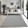 Image de the carpet Mirella   Tapis salon moderne tissage structuré tons neutres facile d’entretien Gris 160 x 220 cm D36