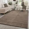 Image de the carpet Everest - tapis salon effet 3D haute densité de poils et agréablement doux Marron 200 x 290 cm Design - 2251