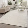 Image de the carpet Everest - tapis salon effet 3D haute densité de poils et agréablement doux Crème 80 x 150 cm Design - 2401