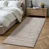 Image de the carpet Bahar Shaggy tapis de salon à poils longs (30 mm)Beige 80 x 150 cm D2