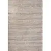 Image de Tapis poils longs shaggy salon moderne doux, beige, 140 x 200 cm